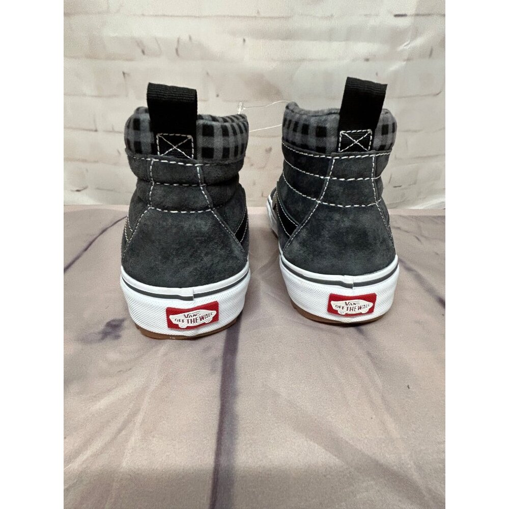 Vans Sk8 Hi MTE Sneakers Mens 5.5 Dark Gray Suede Canvas High Top Skate Shoes - Picture 7 of 14